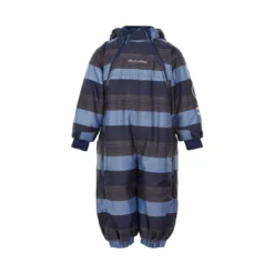 MINYMO Baby Schneeanzug Blau/navy Gestreift Le89