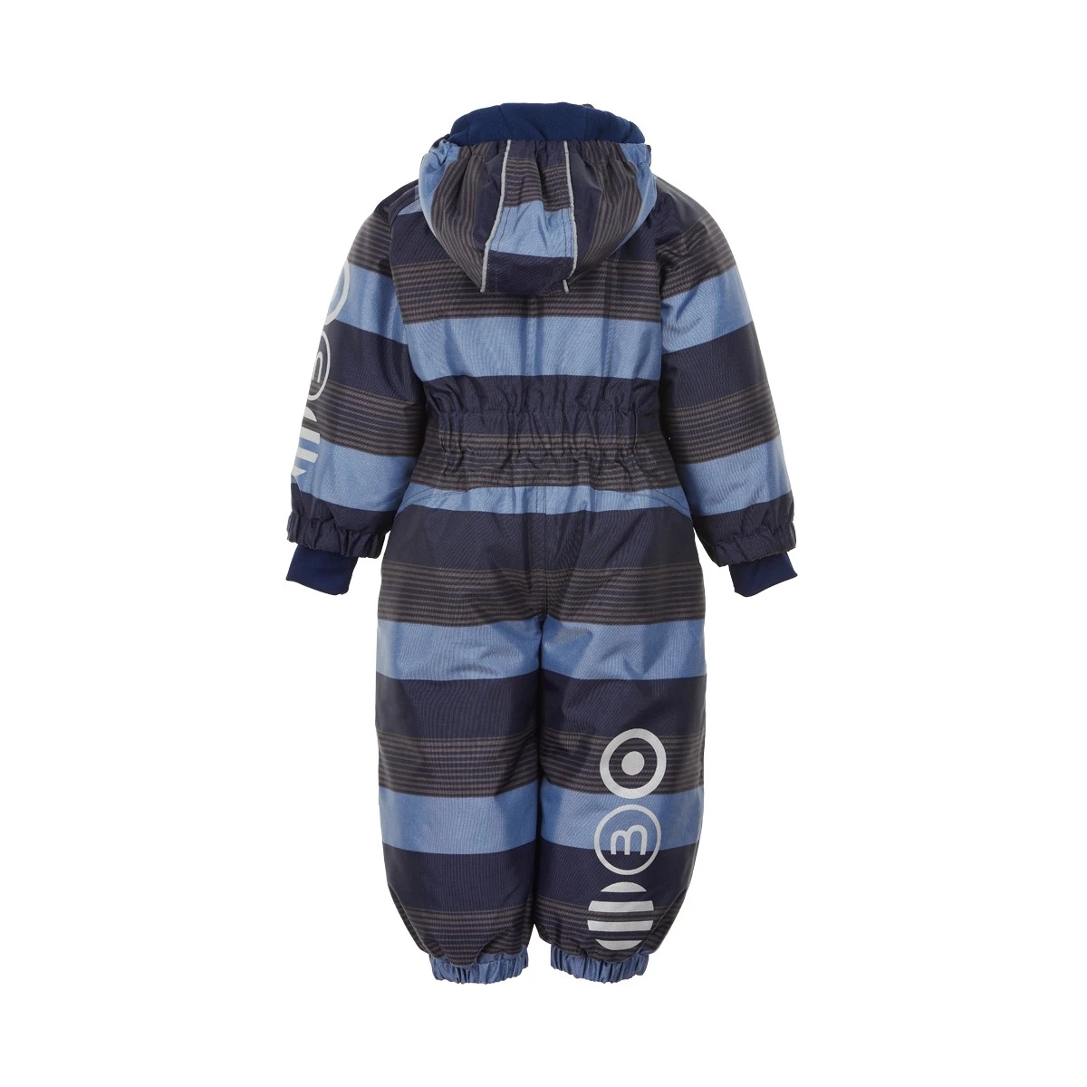 MINYMO Baby Schneeanzug Blau/navy Gestreift Le89 2 MINYMO Baby Schneeanzug Blau/navy Gestreift Le89 – Bild 2