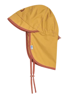 Finkid RANTALI Mädchen Sommerhut Golden Yellow/chilli Mit Nackenschutz