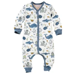 People Wear Organic Baby Overall Weiß Unterwasserwelt