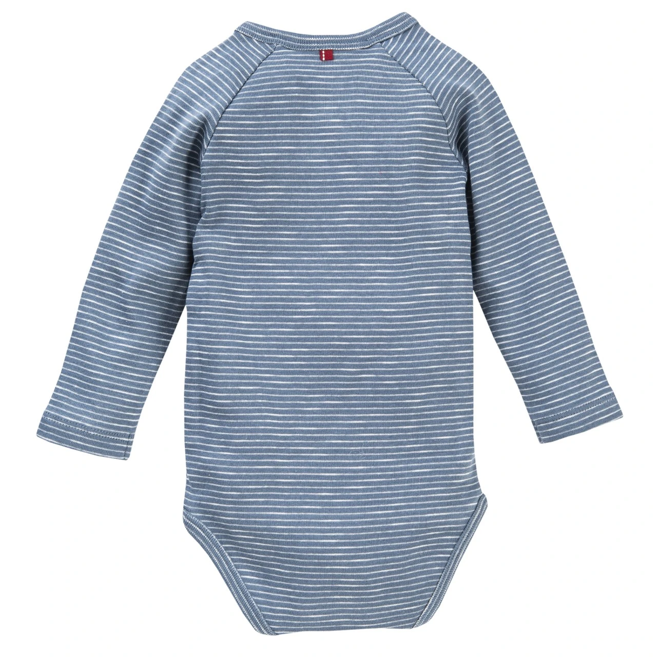 People Wear Organic Langarmbody Jeansblau Geringelt Bio-Baumwolle 2 People Wear Organic Langarmbody Jeansblau Geringelt Bio-Baumwolle – Bild 2