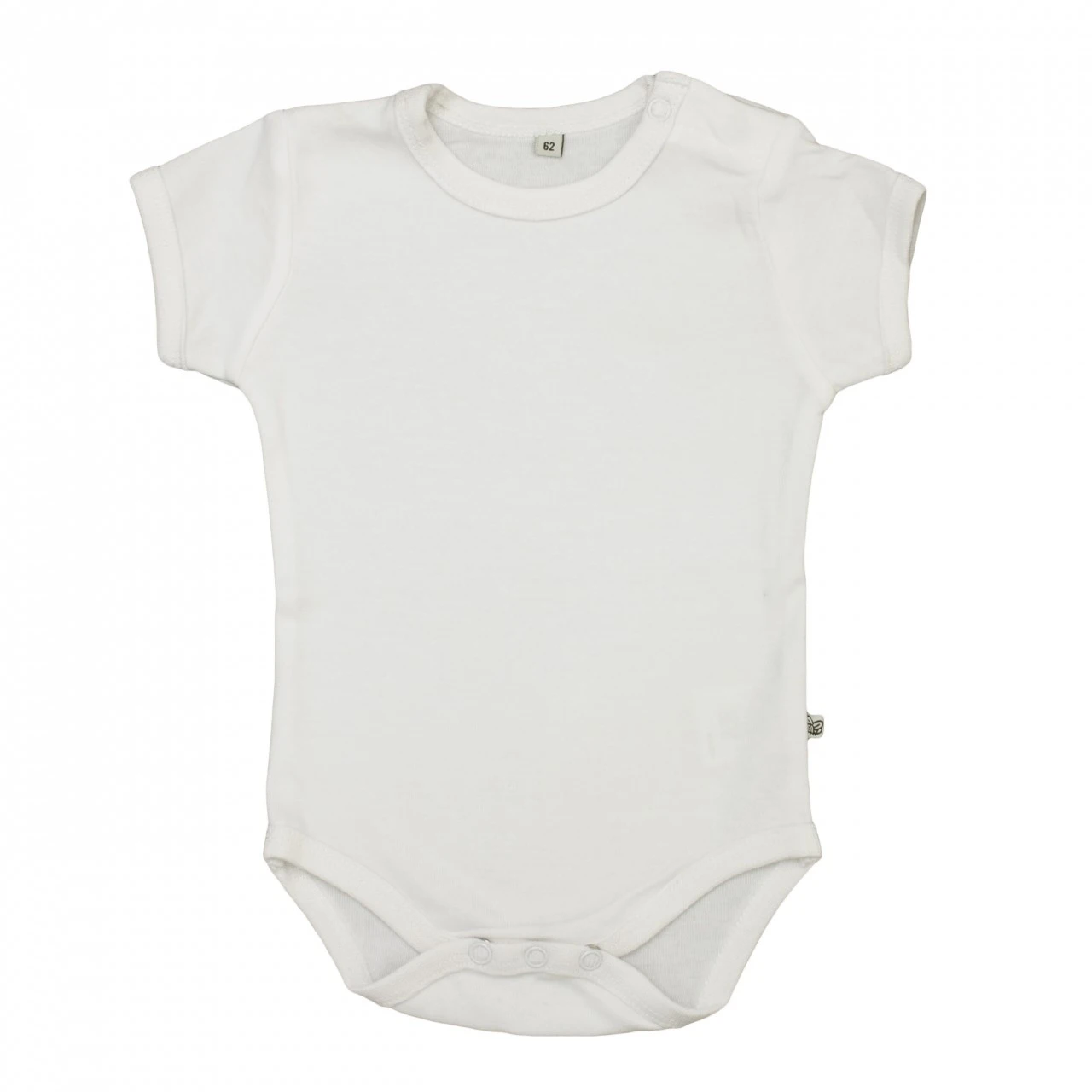 Pippi Kurzarm Body Uni Weiß 4er Pack Baumwolle 3 Pippi Kurzarm Body Uni Weiß 4er Pack Baumwolle – Bild 3