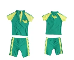 Playshoes UV Schutz Anzug Sonnenschutzanzug Zweiteiler Krokodil Grün