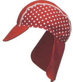 Playshoes UV Schutz Beach Sonnenmütze Rot Pünktchen