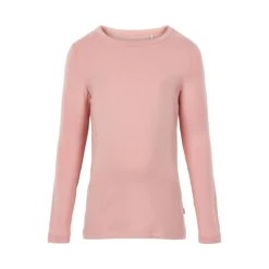 Minymo Mädchen Langarmshirt Rosa Viskose Aus Bambus