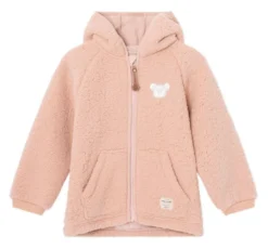 Mini A Ture X Affenzahn Fleecejacke Anno Koala Hellrosa