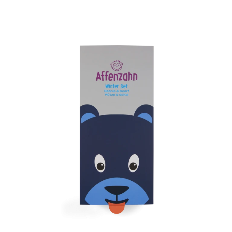 Affenzahn Wintermütze & Schal BÄR Im Geschenkkarton 4 Affenzahn Wintermütze & Schal BÄR Im Geschenkkarton – Bild 4