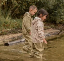 CeLaVi Regenset Blumen Sandbeige/rosa/khaki Zweiteiler -Babyprodukte Geschäft CELAVI SS22 39 1280x1280