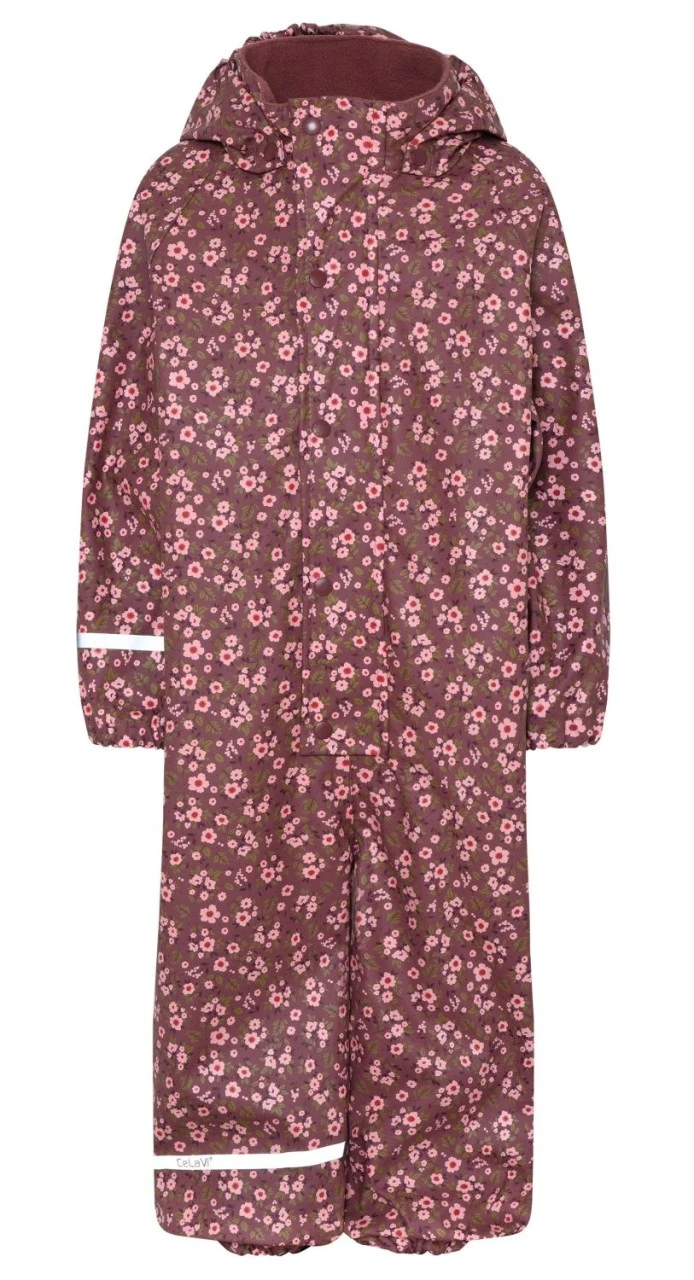 Celavi Regenoverall Flowers Rosenholz Berry Einteiler 1 Celavi Regenoverall Flowers Rosenholz Berry Einteiler
