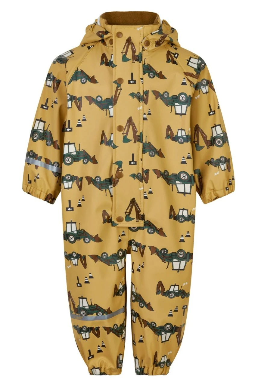 Celavi Regenoverall Traktor Strohgelb Einteiler 1 Celavi Regenoverall Traktor Strohgelb Einteiler
