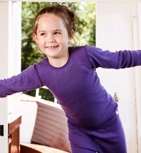 Celavi Legins Lange Unterhose Farbe Lila Merino Schurwolle Ökotex100 2 Celavi Legins Lange Unterhose Farbe Lila Merino Schurwolle Ökotex100 – Bild 2