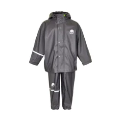 CeLaVi Regenanzug Steingrau Regenhose + Regenjacke