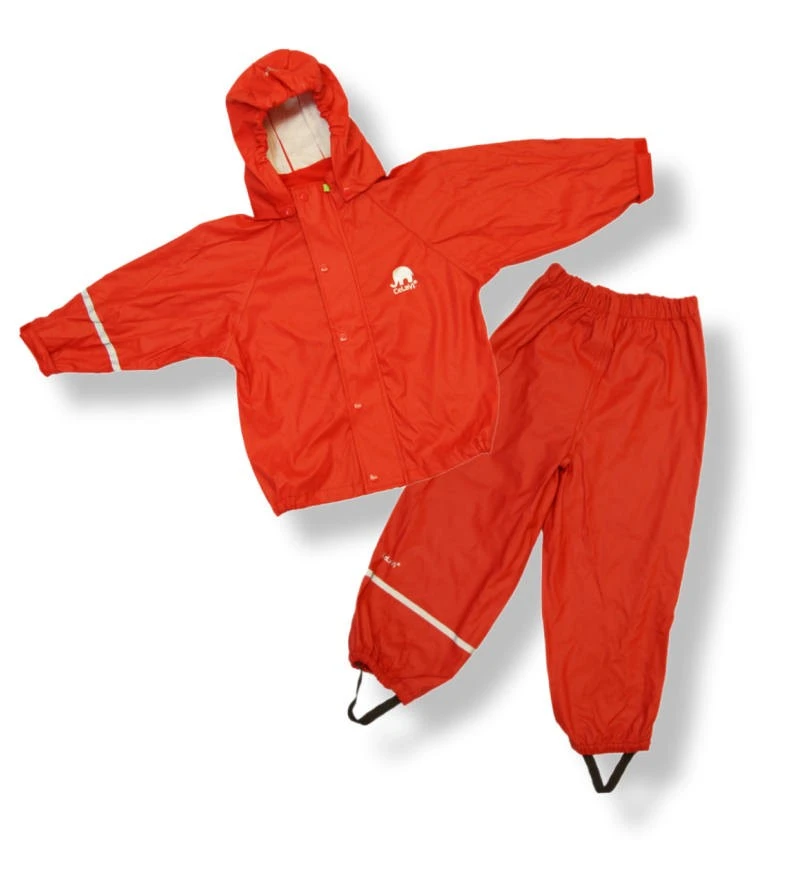 CeLaVi Regenanzug Rot Regenhose + Regenjacke 2 CeLaVi Regenanzug Rot Regenhose + Regenjacke – Bild 2