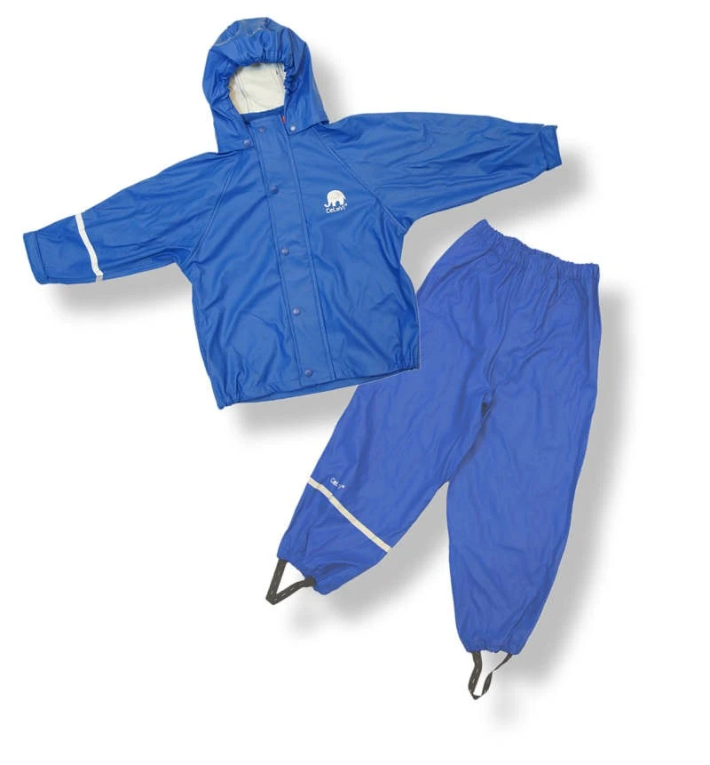CeLaVi Regenanzug Uni Royalblau Regenhose + Regenjacke 2 CeLaVi Regenanzug Uni Royalblau Regenhose + Regenjacke – Bild 2