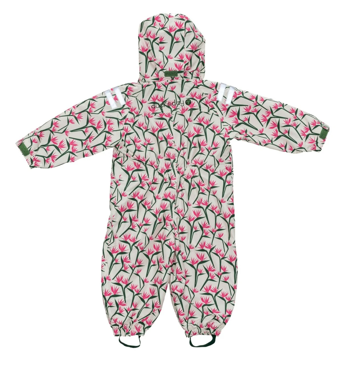 Ducksday Kinder Regenanzug Coco Blumen 2 Ducksday Kinder Regenanzug Coco Blumen – Bild 2