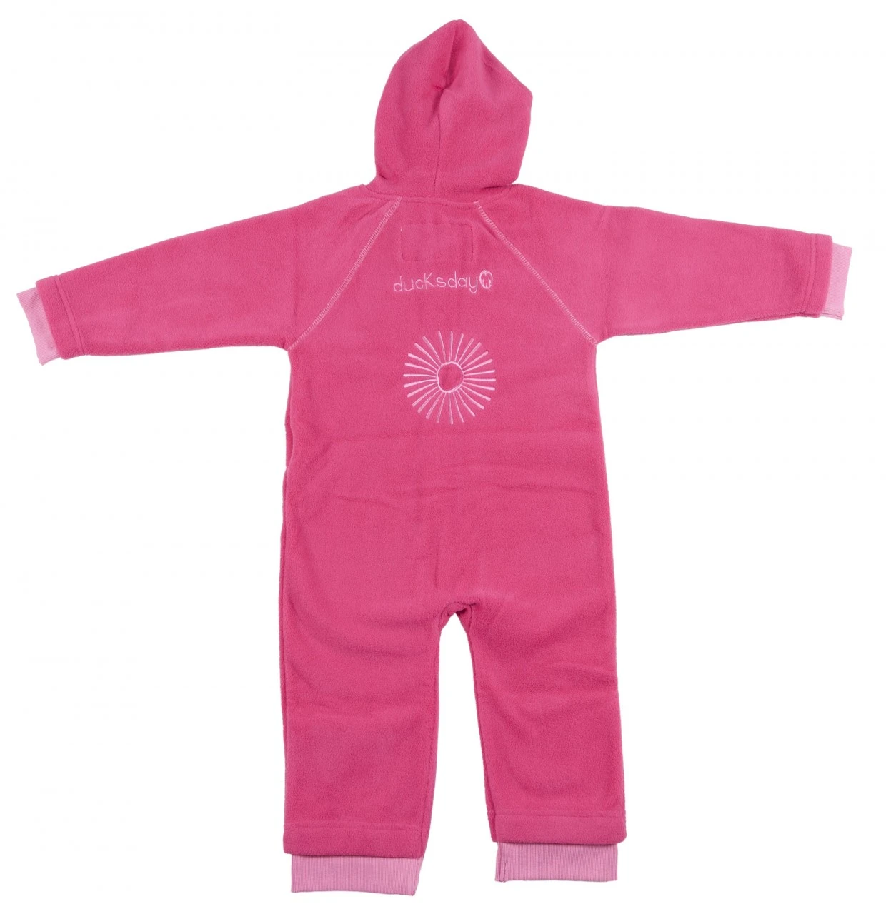 Ducksday Fleeceanzug Fleeceoverall Fuchsia / Pink 2 Ducksday Fleeceanzug Fleeceoverall Fuchsia / Pink – Bild 2
