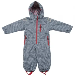 Ducksday Regenanzug Flicflac Regenoverall Blau/weiß