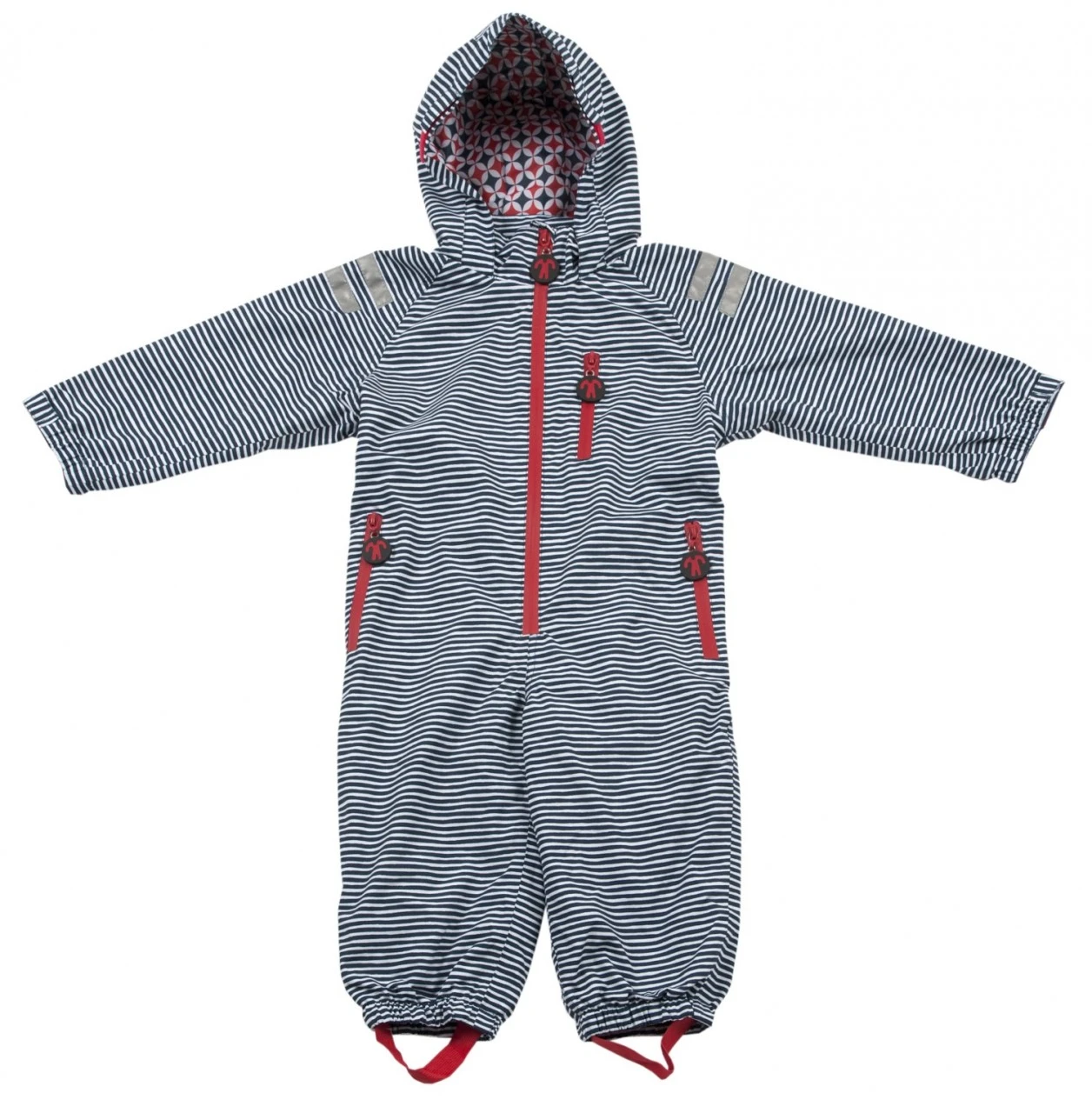 Ducksday Regenanzug Flicflac Regenoverall Blau/weiß 1 Ducksday Regenanzug Flicflac Regenoverall Blau/weiß