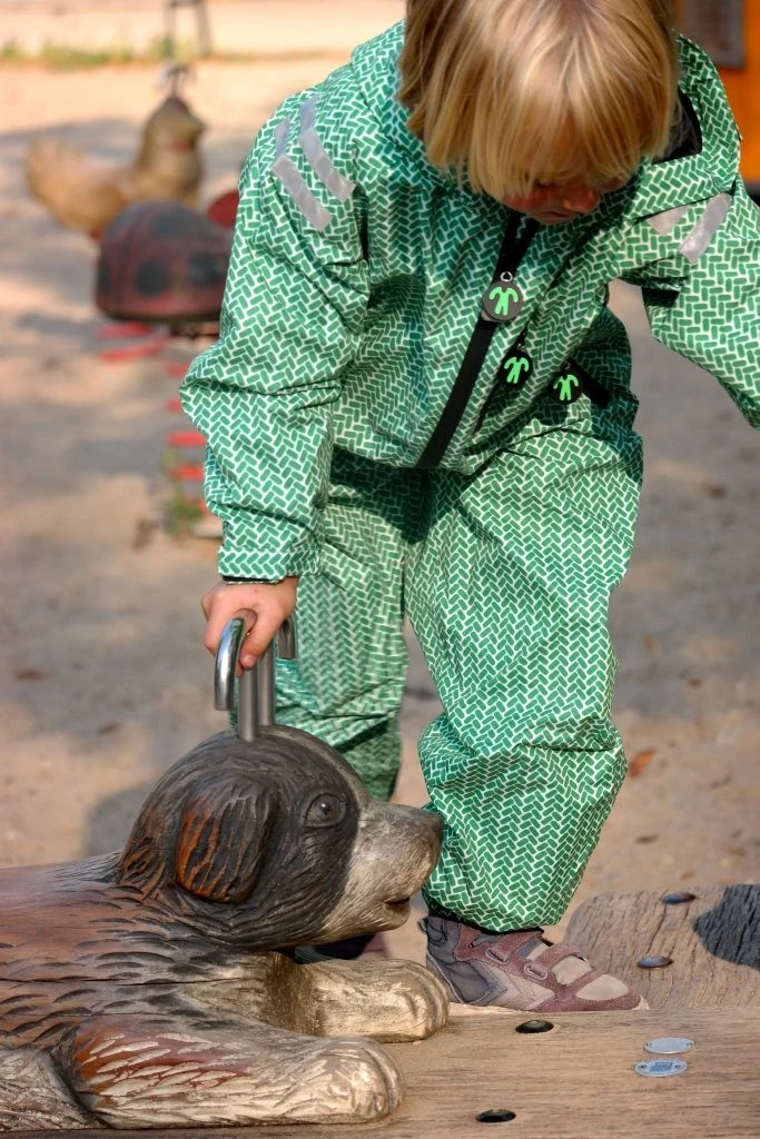 Ducksday Regenanzug Lex Grün Regenoverall 5 Ducksday Regenanzug Lex Grün Regenoverall – Bild 5