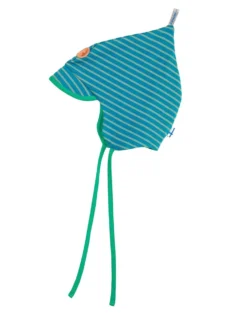 Finkid POPI SPRING Seaport/trellis Jersey Zipfelmütze Mit Sonnenschild