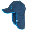 Finkid LAKKI Cap Navy/blue Kinder Sonnenmütze Mit Nackenschutz