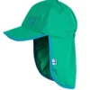 Finkid LAKKI Pepper Green/seaport Cap Mit Nackenschutz