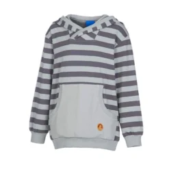 Finkid Tulva Hoodie Blockstreifen Mit Kapuze Elephant/storm