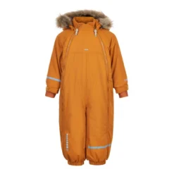 MINYMO Thermo Schneeanzug Kürbis Overall Mit Doppelzipper