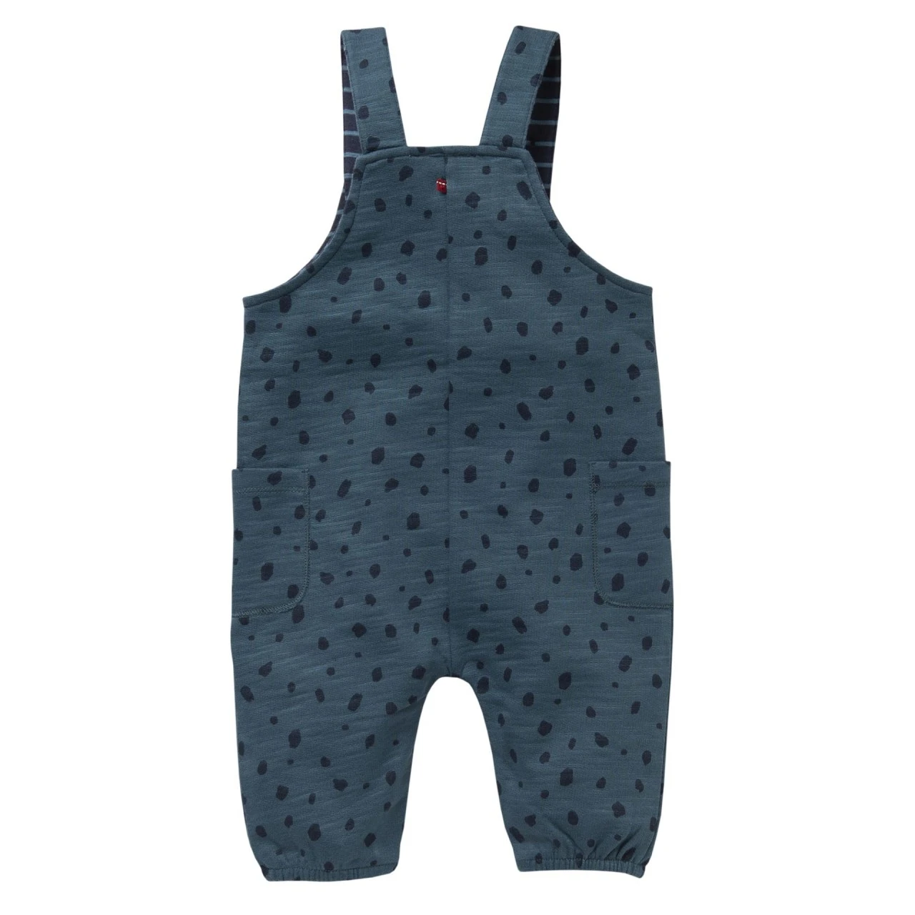 People Wear Organic Latzhose Petrol Sweat-Pants 3 People Wear Organic Latzhose Petrol Sweat-Pants – Bild 3