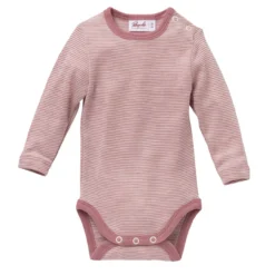People Wear Organic Baby Langarmbody Wolle-Seide Body