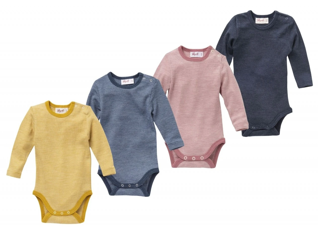People Wear Organic Baby Langarmbody Wolle-Seide Body 3 People Wear Organic Baby Langarmbody Wolle-Seide Body – Bild 3