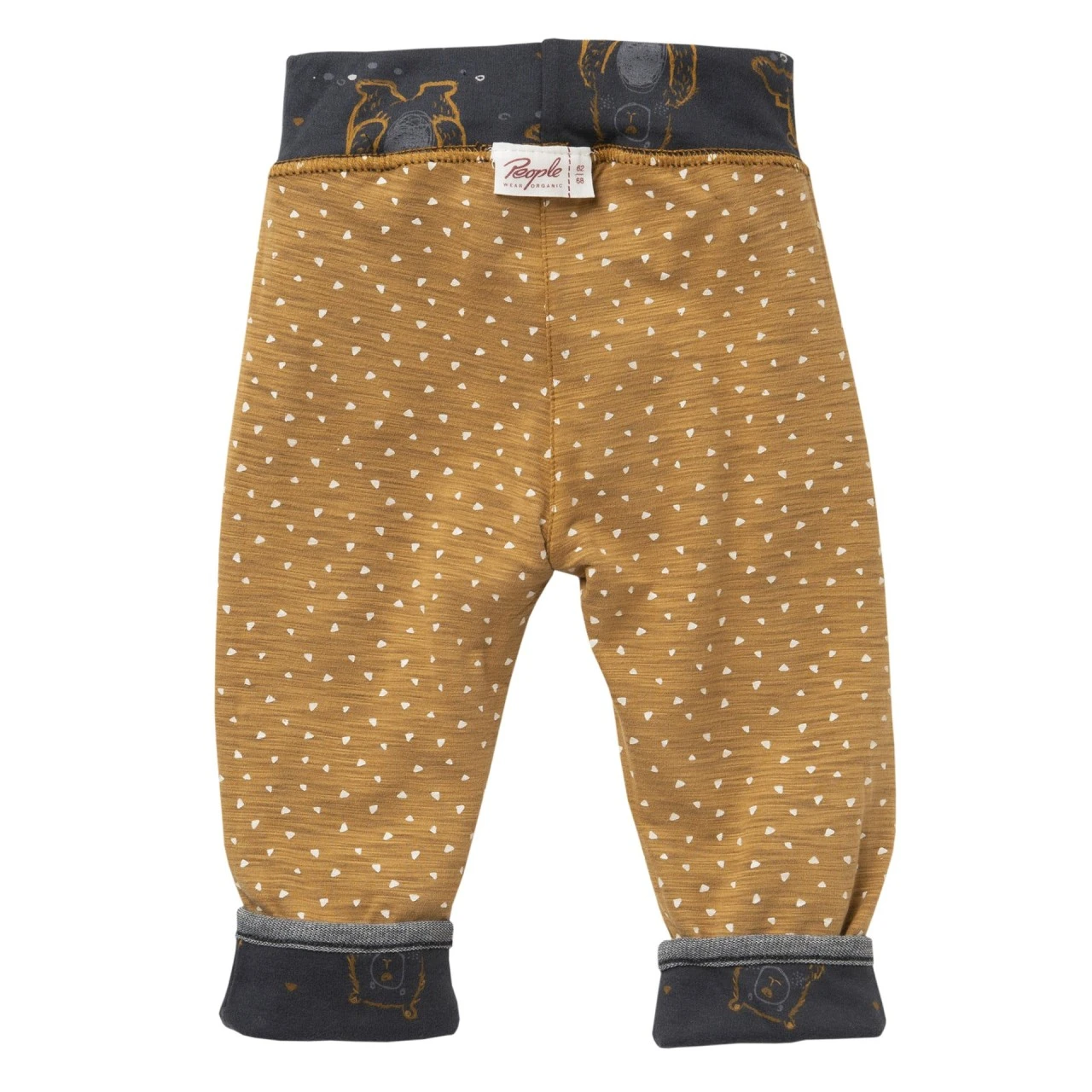 People Wear Organic Wendehose Bärchen Anthrazit - Karamell 4 People Wear Organic Wendehose Bärchen Anthrazit - Karamell – Bild 4