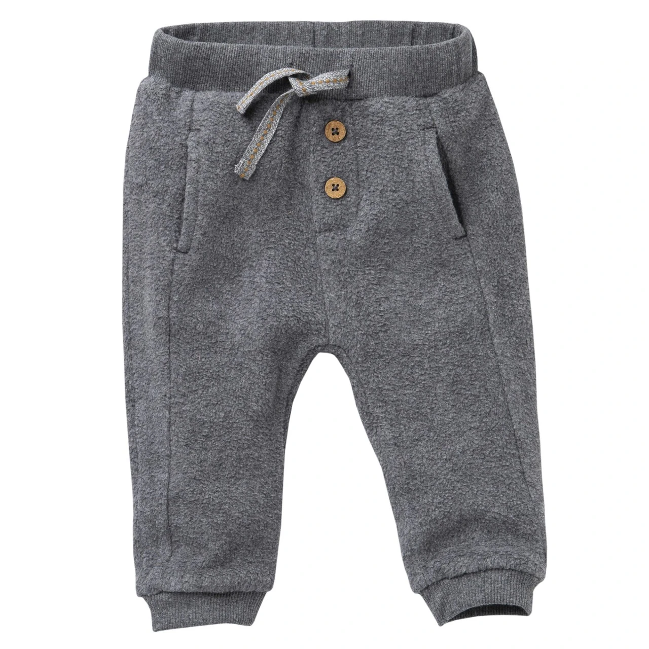 Baby Fleece Hose Schiefergrau Melange Bio Baumwolle 1 Baby Fleece Hose Schiefergrau Melange Bio Baumwolle