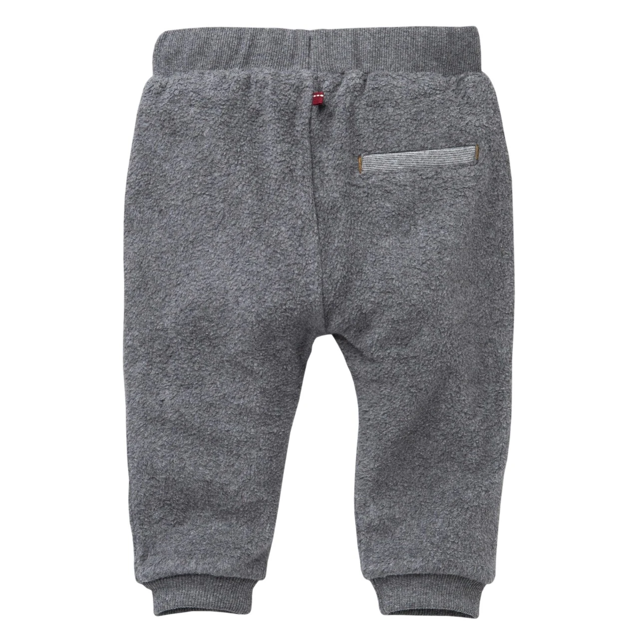 Baby Fleece Hose Schiefergrau Melange Bio Baumwolle 2 Baby Fleece Hose Schiefergrau Melange Bio Baumwolle – Bild 2