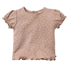 People Wear Organic Mädchen T- Shirt Rosenholz Kurzarm