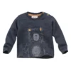 People Wear Organic Langarmshirt Bär Dunkelblau Geringelt