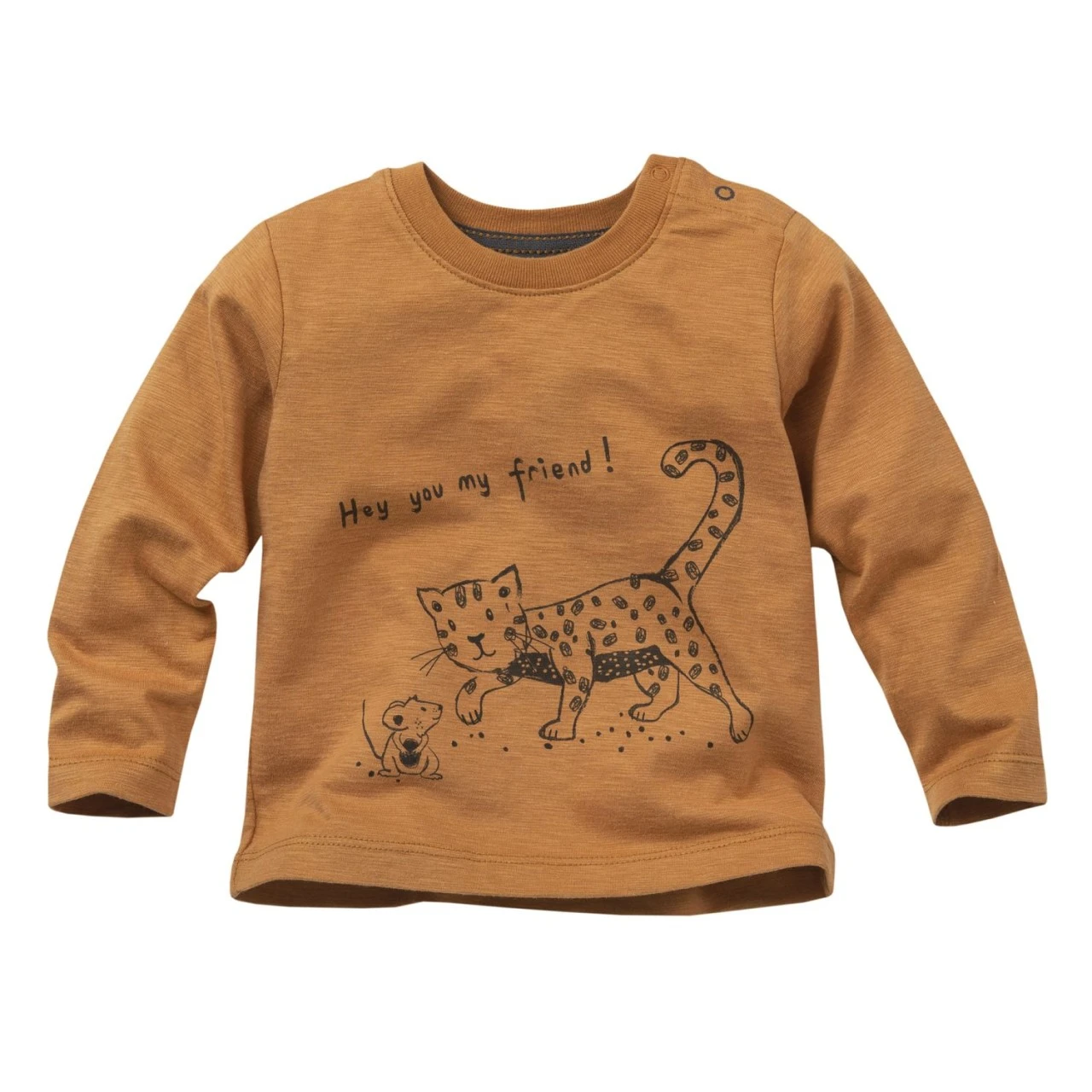 People Wear Organic Langarmshirt Katze & Maus Zimt Bio-Baumwolle 1 People Wear Organic Langarmshirt Katze & Maus Zimt Bio-Baumwolle