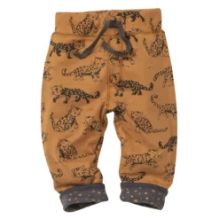 People Wear Organic Baby Wendehose Zimt Schneeleopard