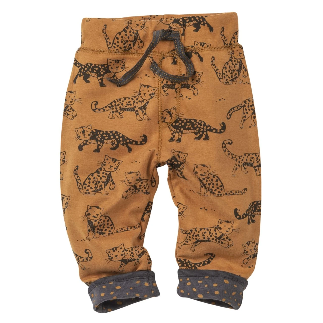 People Wear Organic Baby Wendehose Zimt Schneeleopard 1 People Wear Organic Baby Wendehose Zimt Schneeleopard
