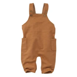 People Wear Organic Baby Latzhose Sweathose Zimt Bio-Baumwolle