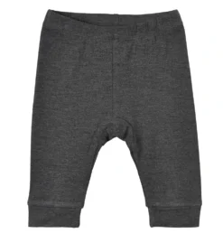 Minymo Baby Leggins Dunkelgrau Melange Viskose Aus Bambus