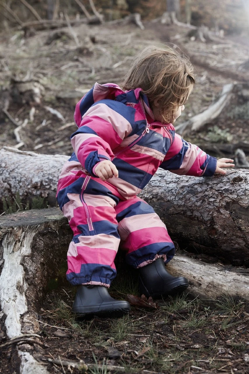 MINYMO Schneeanzug Skianzug Blockstreifen Pink/softrose Le89 5 MINYMO Schneeanzug Skianzug Blockstreifen Pink/softrose Le89 – Bild 5