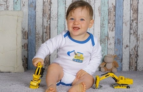 Schnizler Langarmbody 3er Pack Bagger + Streifen 5 Schnizler Langarmbody 3er Pack Bagger + Streifen – Bild 5