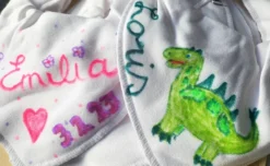 Pippi Halstücher Weiß Zum Selbst Bemalen DIY 5er Pack -Babyprodukte Geschäft babylatzchen selbst bemalen pippi s 1280x1280