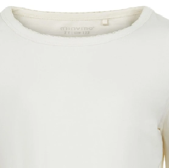 Minymo Mädchen Langarmshirt Cremeweiß Viskose Aus Bambus 2 Minymo Mädchen Langarmshirt Cremeweiß Viskose Aus Bambus – Bild 2