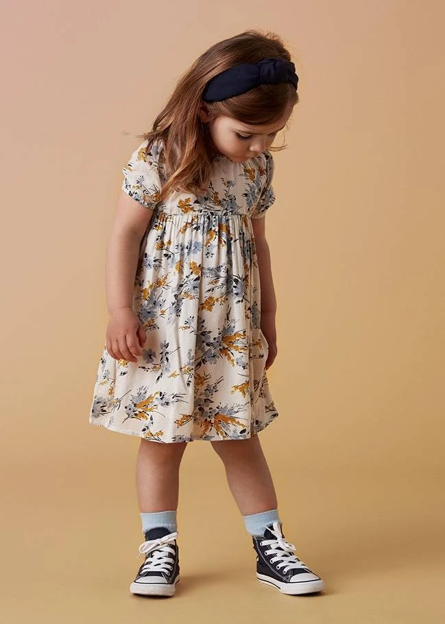 Creamie Kleidchen Cremeweiß Flowers 4 Creamie Kleidchen Cremeweiß Flowers – Bild 4