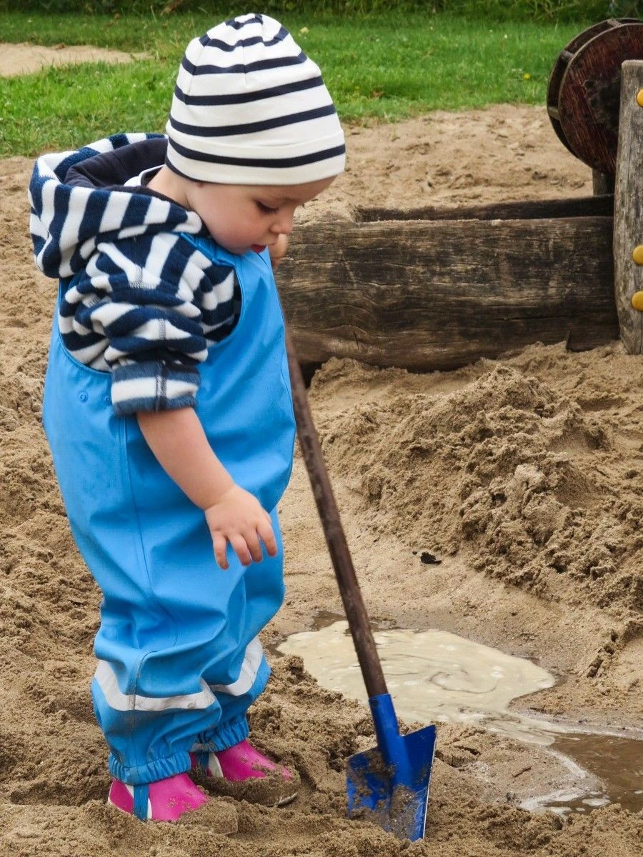 BMS Kinder Regenhose Matschhose Softskin Buddelhose Mit Trägern 5 BMS Kinder Regenhose Matschhose Softskin Buddelhose Mit Trägern – Bild 5