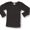 CeLaVi Care Baby Langarmshirt Wolle Schwarz Wollshirt