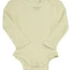 Celavi Baby Body Aus Merinowolle Offwhite Natur