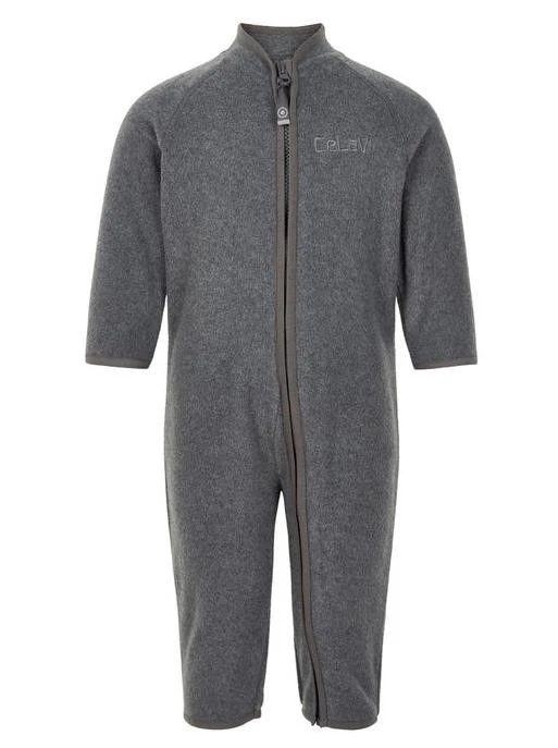 Celavi Fleeceoverall Grau Melange 1 Celavi Fleeceoverall Grau Melange